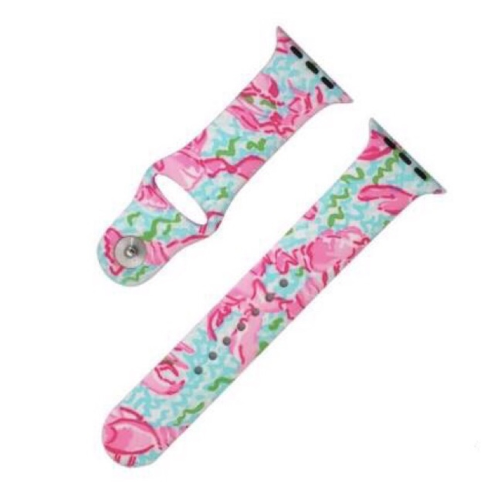 Lilly Pulitzer inspired watch band